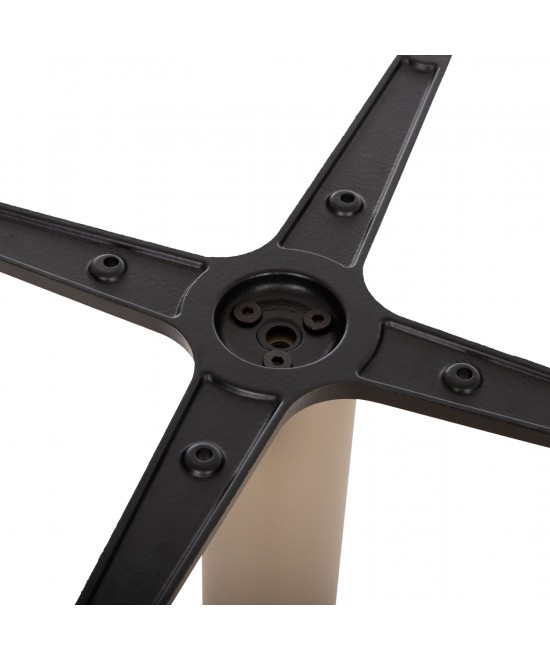 ΒΑΣΗ ΤΡΑΠΕΖΙΟΥ ΑΛΟΥΜΙΝΙΟΥ HM475.25 ΚΑΠΟΥΤΣΙΝΟ 46x46x72Υεκ. ΣΤΑΥΡΟΣ 46Χ46εκ