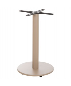 ΒΑΣΗ ΤΡΑΠΕΖΙΟΥ ΑΛΟΥΜΙΝΙΟΥ ΣΤΡΟΓΓΥΛΗ ΚΑΠΟΥΤΣΙΝΟ HM476.25 ΣΤΑΥΡΟΣ 48Χ48εκ Φ45Χ72Υεκ.