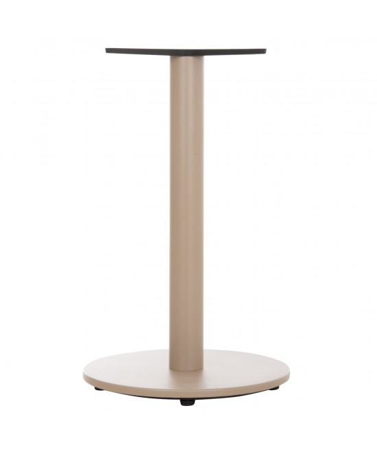 ΒΑΣΗ ΤΡΑΠΕΖΙΟΥ ΑΛΟΥΜΙΝΙΟΥ ΣΤΡΟΓΓΥΛΗ ΚΑΠΟΥΤΣΙΝΟ HM476.25 ΣΤΑΥΡΟΣ 48Χ48εκ Φ45Χ72Υεκ.