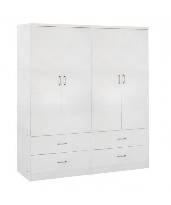 ΝΤΟΥΛΑΠΑ 4ΦΥΛΛΗ REINA ME 4 ΣΥΡΤΑΡΙΑ HM21258 ΜΕΛΑΜΙΝΗ ΣΕ ΛΕΥΚΟ 160x42,5x180,5Υεκ ΝΤΟΥΛΑΠΑ 4ΦΥΛΛΗ REINA ME 4 ΣΥΡΤΑΡΙΑ HM21258 ΜΕΛΑΜΙΝΗ ΣΕ ΛΕΥΚΟ 160x42,5x180,5Υεκ