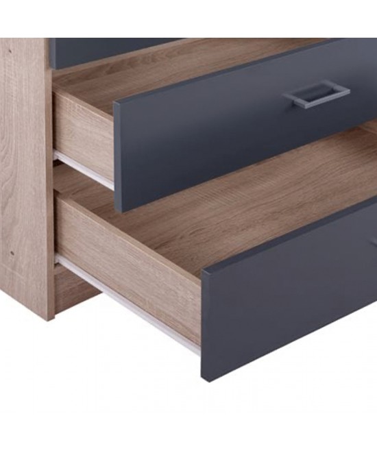 ΝΤΟΥΛΑΠΑ 4ΦΥΛΛΗ REINA ME 4 ΣΥΡΤΑΡΙΑ HM21259 ΜΕΛΑΜΙΝΗ ΓΚΡΙ-SONAMA 160x42x180Υεκ