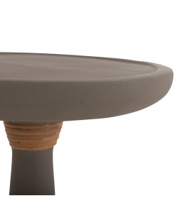 ΒΟΗΘΗΤΙΚΟ ΤΡΑΠΕΖΙ ΓΙΑ ΛΑΜΠΑΤΕΡ TORG HM18170.03 FIBER CEMENT ΓΚΡΙ Φ41x62Υεκ.