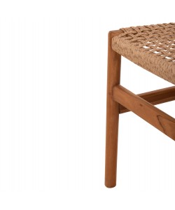 ΚΑΡΕΚΛΑ ΤΡΑΠΕΖΑΡΙΑΣ DINIZ HM6554 ΞΥΛΟ TEAK ΦΥΣΙΚΟ--ΣΥΝΘ.ΣΧΟΙΝΙ 48x60x84Υεκ.