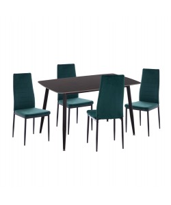 ΣΕΤ ΤΡΑΠΕΖΑΡΙΑΣ 5ΤΜΧ RAVEN HM21265.02 ΚΕΡΑΜΙΚΟ TOP ΜΑΥΡΟ ΜΑΡΜΑΡΟ--ΒΕΛΟΥΔΟ ΚΥΠΑΡΙΣΣΙ