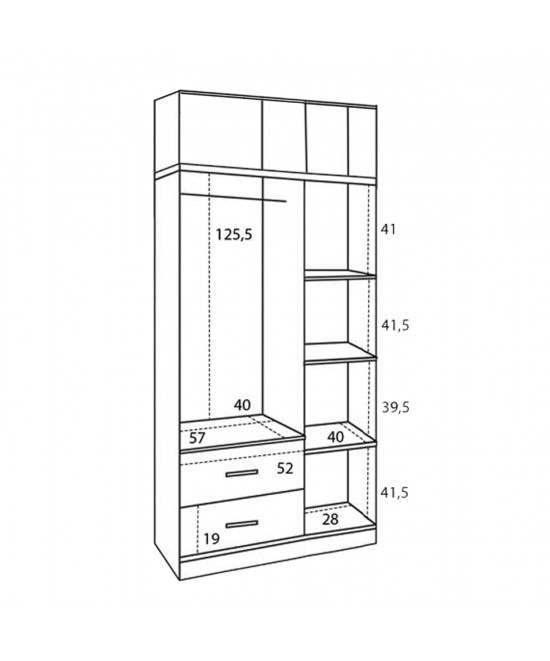 ΝΤΟΥΛΑΠΑ 3ΦΥΛΛΗ ME ΠΑΤΑΡΙ Κ 2 ΣΥΡΤΑΡΙΑ SONAMA 90Χ42Χ241εκ. HM11223.02 ΝΤΟΥΛΑΠΑ 3ΦΥΛΛΗ ME ΠΑΤΑΡΙ Κ 2 ΣΥΡΤΑΡΙΑ SONAMA 90Χ42Χ241εκ. HM11223.02