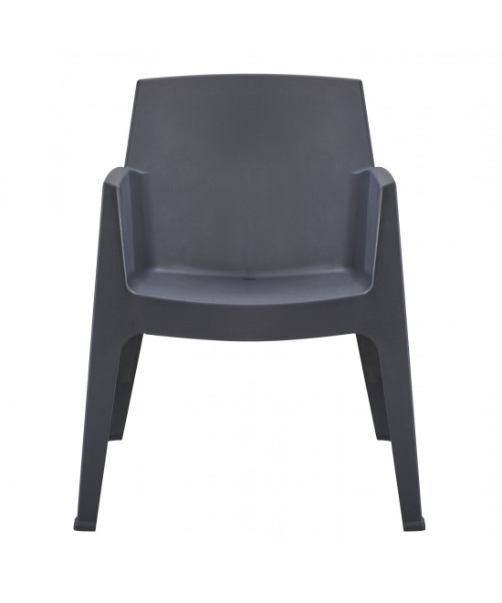 ΠΟΛΥΘΡΟΝΑ ΠΟΛΥΠΡΟΠΥΛΕΝΙΟΥ SLEEK HM6370.10 ΓΚΡΙ 68x63x82,5Υεκ.