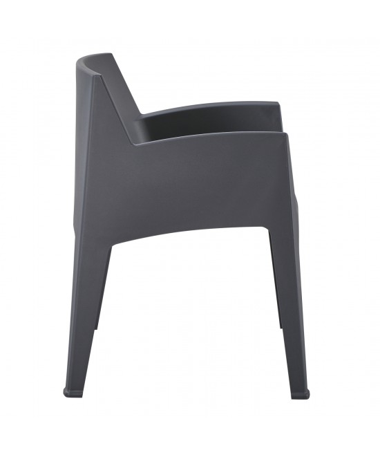 ΠΟΛΥΘΡΟΝΑ ΠΟΛΥΠΡΟΠΥΛΕΝΙΟΥ SLEEK HM6370.10 ΓΚΡΙ 68x63x82,5Υεκ.