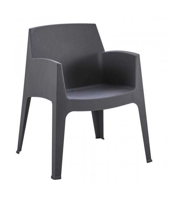 ΠΟΛΥΘΡΟΝΑ ΠΟΛΥΠΡΟΠΥΛΕΝΙΟΥ SLEEK HM6370.10 ΓΚΡΙ 68x63x82,5Υεκ.