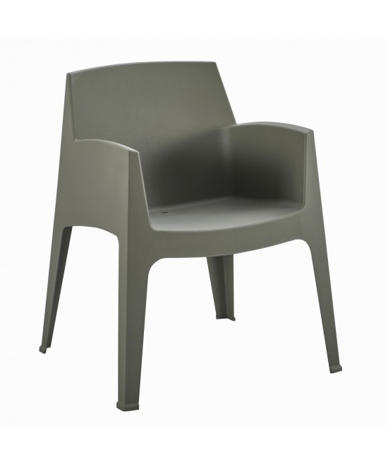 ΠΟΛΥΘΡΟΝΑ ΠΟΛΥΠΡΟΠΥΛΕΝΙΟΥ SLEEK HM6370.05 DARK OLIVE GREEN 68x63x82,5Υεκ.