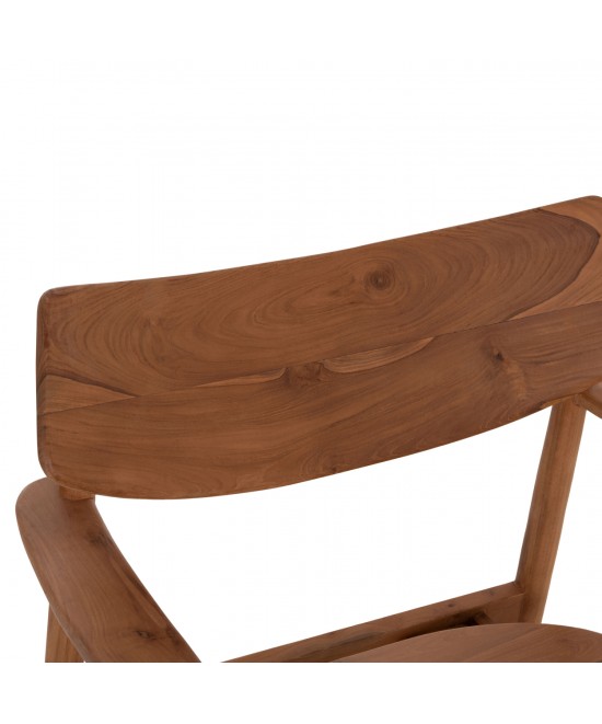 ΠΟΛΥΘΡΟΝΑ LOUNGE RANGER HM18255.01 ΞΥΛΟ TEAK ΣΕ ΦΥΣΙΚΟ 70x73x73Υεκ.