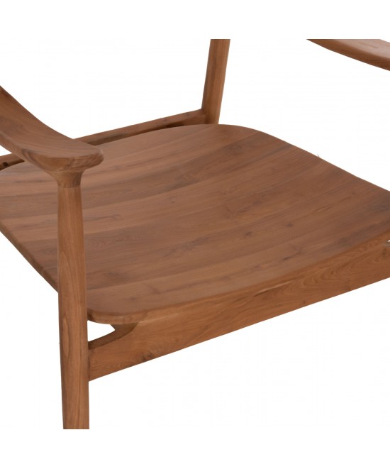 ΠΟΛΥΘΡΟΝΑ LOUNGE RANGER HM18255.01 ΞΥΛΟ TEAK ΣΕ ΦΥΣΙΚΟ 70x73x73Υεκ.