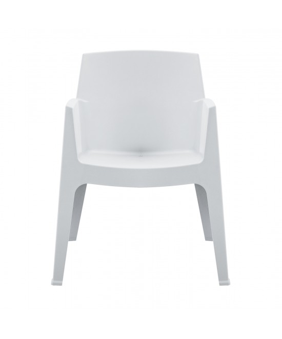 ΠΟΛΥΘΡΟΝΑ ΠΟΛΥΠΡΟΠΥΛΕΝΙΟΥ SLEEK HM6370.01 ΛΕΥΚΗ 68x63x82,5Υεκ.