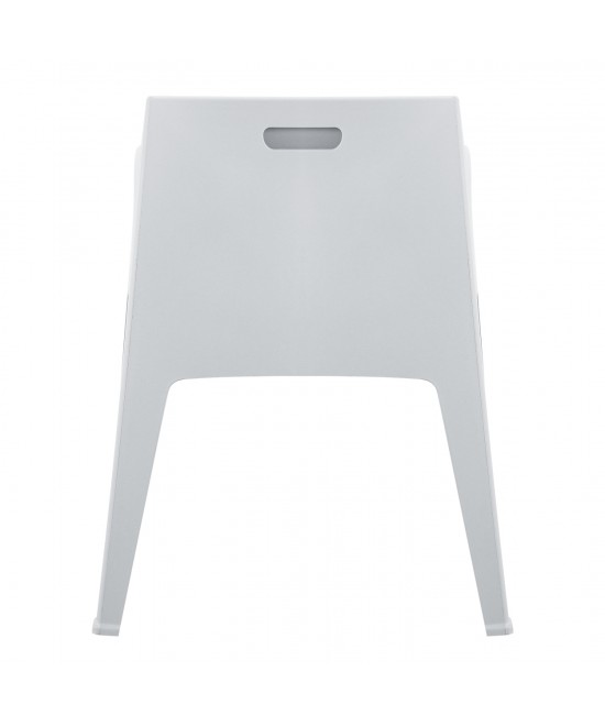 ΠΟΛΥΘΡΟΝΑ ΠΟΛΥΠΡΟΠΥΛΕΝΙΟΥ SLEEK HM6370.01 ΛΕΥΚΗ 68x63x82,5Υεκ.