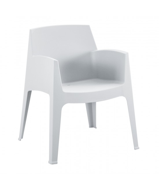 ΠΟΛΥΘΡΟΝΑ ΠΟΛΥΠΡΟΠΥΛΕΝΙΟΥ SLEEK HM6370.01 ΛΕΥΚΗ 68x63x82,5Υεκ.