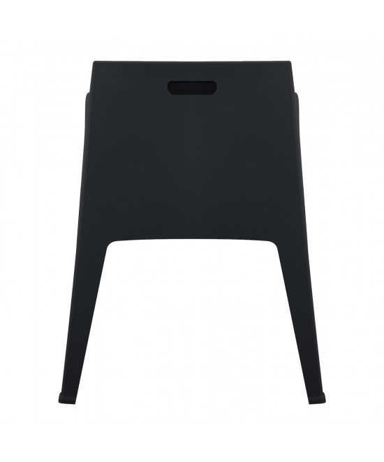 ΠΟΛΥΘΡΟΝΑ ΠΟΛΥΠΡΟΠΥΛΕΝΙΟΥ SLEEK HM6370.02 ΜΑΥΡΗ 68x63x82,5Υεκ.