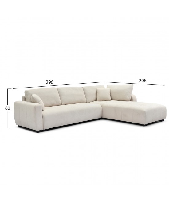 ΓΩΝΙΑΚΟΣ ΚΑΝΑΠΕΣ ΑΝΑΣΤΡΕΨΙΜΟΣ MEDEL HM3288.02 ΕΚΡΟΥ P.E. ΥΦΑΣΜΑ 296x208x80Υεκ ΓΩΝΙΑΚΟΣ ΚΑΝΑΠΕΣ ΑΝΑΣΤΡΕΨΙΜΟΣ MEDEL HM3288.02 ΕΚΡΟΥ P.E. ΥΦΑΣΜΑ 296x208x80Υεκ