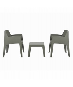 ΣΕΤ 3ΤΜΧ ΠΟΛΥΠΡΟΠΥΛΕΝΙΟΥ SLEEK HM21267.05 ΤΡΑΠΕΖΑΚΙ & 2 ΠΟΛΥΘΡΟΝΕΣ-DARK OLIVE GREEN ΣΕΤ 3ΤΜΧ ΠΟΛΥΠΡΟΠΥΛΕΝΙΟΥ SLEEK HM21267.05 ΤΡΑΠΕΖΑΚΙ & 2 ΠΟΛΥΘΡΟΝΕΣ-DARK OLIVE GREEN