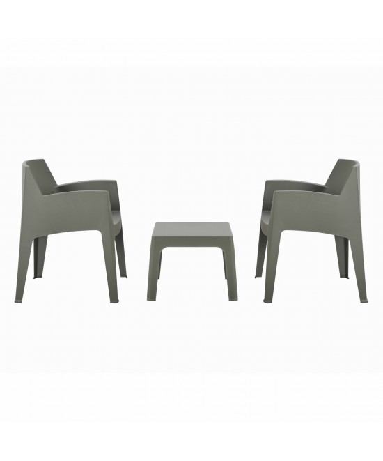 ΣΕΤ 3ΤΜΧ ΠΟΛΥΠΡΟΠΥΛΕΝΙΟΥ SLEEK HM21267.05 ΤΡΑΠΕΖΑΚΙ & 2 ΠΟΛΥΘΡΟΝΕΣ-DARK OLIVE GREEN ΣΕΤ 3ΤΜΧ ΠΟΛΥΠΡΟΠΥΛΕΝΙΟΥ SLEEK HM21267.05 ΤΡΑΠΕΖΑΚΙ & 2 ΠΟΛΥΘΡΟΝΕΣ-DARK OLIVE GREEN