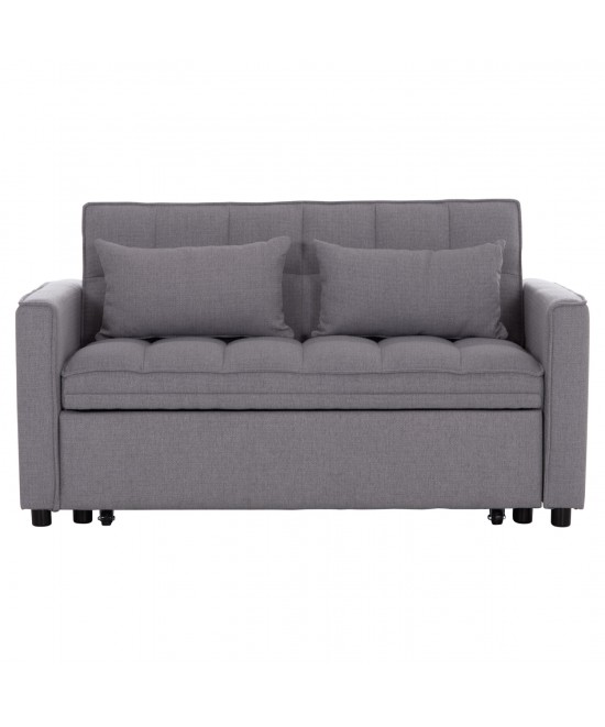 ΚΑΝΑΠΕΣ ΚΡΕΒΑΤΙ 2-ΘΕΣΙΟΣ BORG HM3289.01 ΓΚΡΙ ΥΦΑΣΜΑ 140x75x89Υεκ ΚΑΝΑΠΕΣ ΚΡΕΒΑΤΙ 2-ΘΕΣΙΟΣ BORG HM3289.01 ΓΚΡΙ ΥΦΑΣΜΑ 140x75x89Υεκ