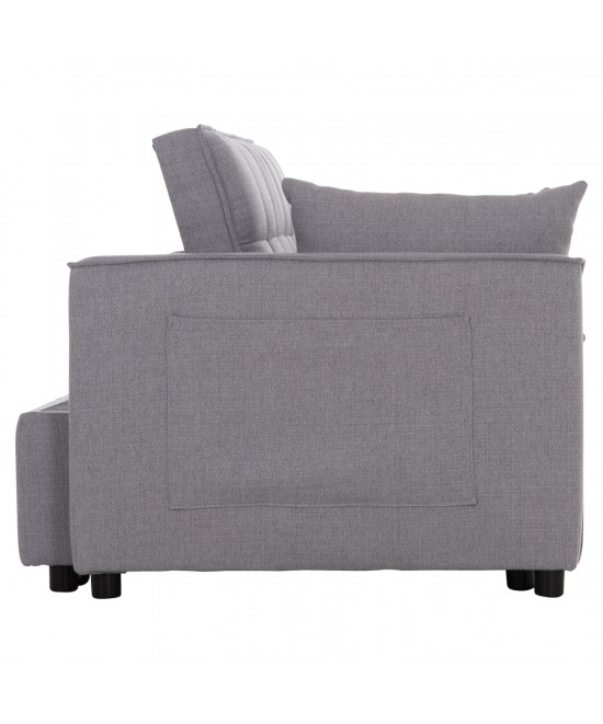 ΚΑΝΑΠΕΣ ΚΡΕΒΑΤΙ 2-ΘΕΣΙΟΣ BORG HM3289.01 ΓΚΡΙ ΥΦΑΣΜΑ 140x75x89Υεκ ΚΑΝΑΠΕΣ ΚΡΕΒΑΤΙ 2-ΘΕΣΙΟΣ BORG HM3289.01 ΓΚΡΙ ΥΦΑΣΜΑ 140x75x89Υεκ