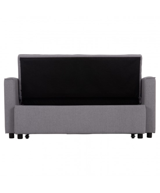 ΚΑΝΑΠΕΣ ΚΡΕΒΑΤΙ 2-ΘΕΣΙΟΣ BORG HM3289.01 ΓΚΡΙ ΥΦΑΣΜΑ 140x75x89Υεκ ΚΑΝΑΠΕΣ ΚΡΕΒΑΤΙ 2-ΘΕΣΙΟΣ BORG HM3289.01 ΓΚΡΙ ΥΦΑΣΜΑ 140x75x89Υεκ