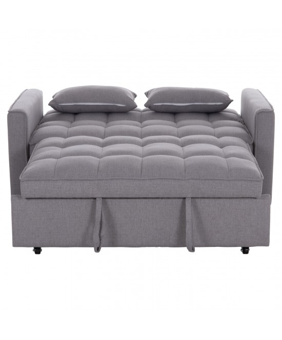 ΚΑΝΑΠΕΣ ΚΡΕΒΑΤΙ 2-ΘΕΣΙΟΣ BORG HM3289.01 ΓΚΡΙ ΥΦΑΣΜΑ 140x75x89Υεκ ΚΑΝΑΠΕΣ ΚΡΕΒΑΤΙ 2-ΘΕΣΙΟΣ BORG HM3289.01 ΓΚΡΙ ΥΦΑΣΜΑ 140x75x89Υεκ