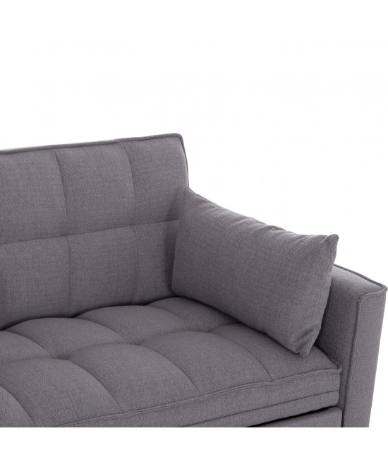 ΚΑΝΑΠΕΣ ΚΡΕΒΑΤΙ 2-ΘΕΣΙΟΣ BORG HM3289.01 ΓΚΡΙ ΥΦΑΣΜΑ 140x75x89Υεκ ΚΑΝΑΠΕΣ ΚΡΕΒΑΤΙ 2-ΘΕΣΙΟΣ BORG HM3289.01 ΓΚΡΙ ΥΦΑΣΜΑ 140x75x89Υεκ