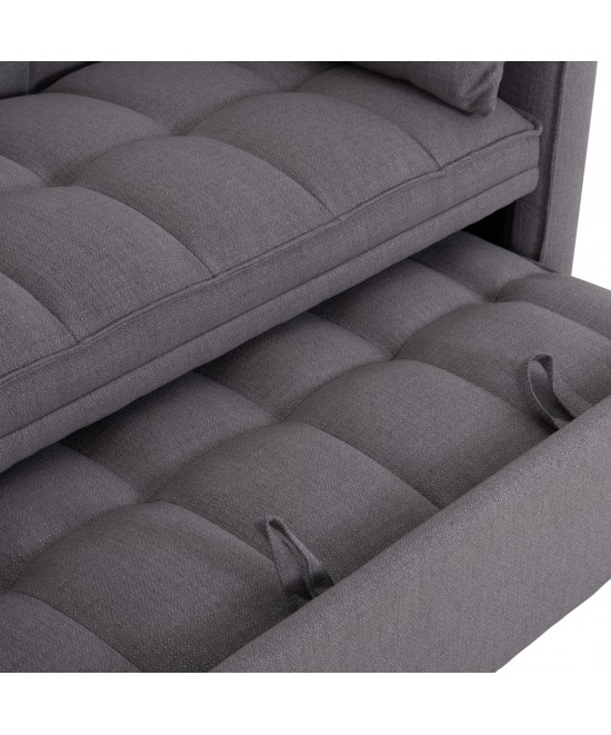 ΚΑΝΑΠΕΣ ΚΡΕΒΑΤΙ 2-ΘΕΣΙΟΣ BORG HM3289.01 ΓΚΡΙ ΥΦΑΣΜΑ 140x75x89Υεκ ΚΑΝΑΠΕΣ ΚΡΕΒΑΤΙ 2-ΘΕΣΙΟΣ BORG HM3289.01 ΓΚΡΙ ΥΦΑΣΜΑ 140x75x89Υεκ