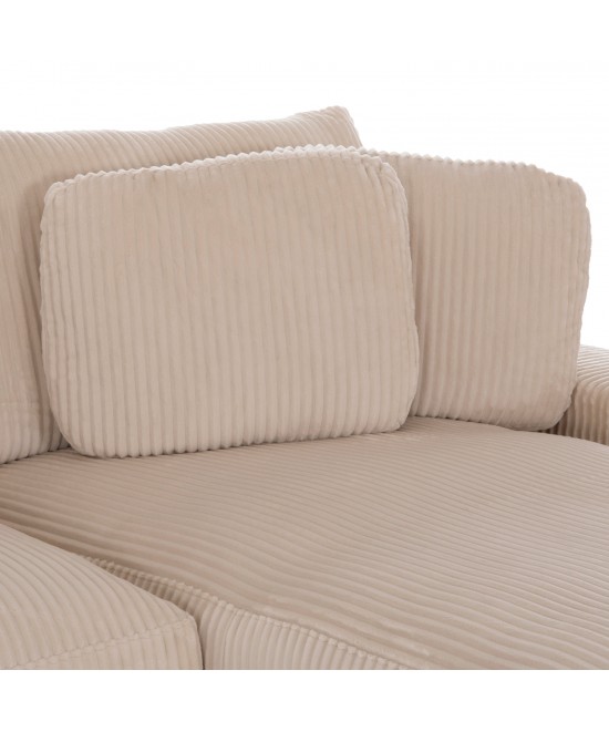 ΚΑΝΑΠΕΣ ΔΕΞΙΑ ΓΩΝΙΑ CRANFIELD HM3287.02R ΜΠΕΖ ΡΙΓΕ ΥΦΑΣΜΑ 315x167(γωνία)x67Υεκ. ΚΑΝΑΠΕΣ ΔΕΞΙΑ ΓΩΝΙΑ CRANFIELD HM3287.02R ΜΠΕΖ ΡΙΓΕ ΥΦΑΣΜΑ 315x167(γωνία)x67Υεκ.