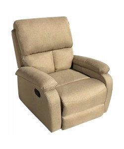 ΠΟΛΥΘΡΟΝΑ RELAX DIONI HM3296.03 ΜΠΕΖ ΥΦΑΣΜΑ 85x90x100Υεκ.