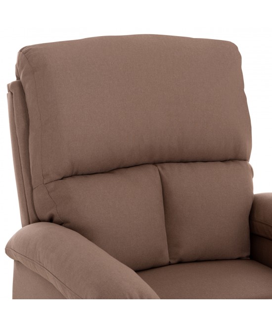 ΠΟΛΥΘΡΟΝΑ RELAX DIONI HM3296.03 ΜΠΕΖ ΥΦΑΣΜΑ 85x90x100Υεκ. ΠΟΛΥΘΡΟΝΑ RELAX DIONI HM3296.03 ΜΠΕΖ ΥΦΑΣΜΑ 85x90x100Υεκ.