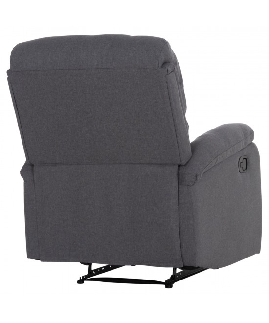 ΠΟΛΥΘΡΟΝΑ RELAX DIONI HM3296.01 ΓΚΡΙ ΥΦΑΣΜΑ 85x90x100Υεκ.