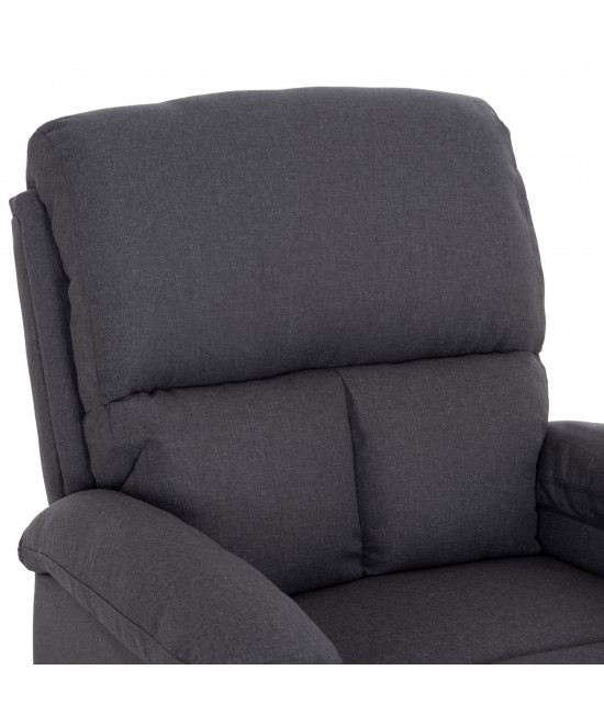 ΠΟΛΥΘΡΟΝΑ RELAX DIONI HM3296.01 ΓΚΡΙ ΥΦΑΣΜΑ 85x90x100Υεκ.