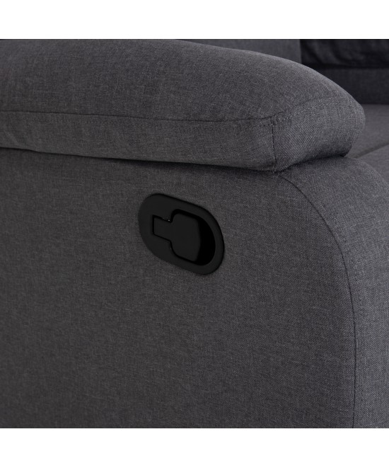 ΠΟΛΥΘΡΟΝΑ RELAX DIONI HM3296.01 ΓΚΡΙ ΥΦΑΣΜΑ 85x90x100Υεκ.