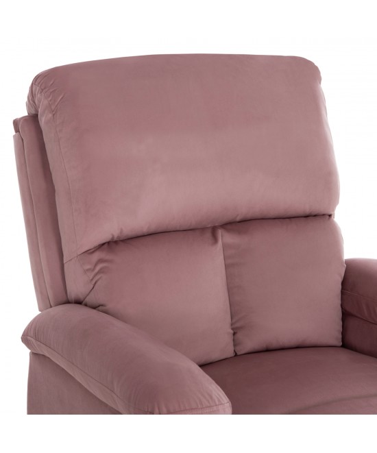 ΠΟΛΥΘΡΟΝΑ RELAX DIONI HM3296.02 ΡΟΖ ΒΕΛΟΥΔΟ 85x90x100Υεκ.