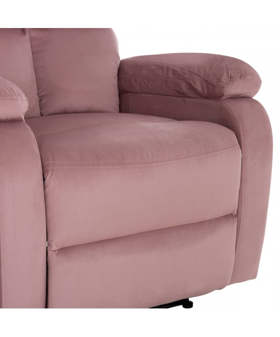 ΠΟΛΥΘΡΟΝΑ RELAX DIONI HM3296.02 ΡΟΖ ΒΕΛΟΥΔΟ 85x90x100Υεκ.