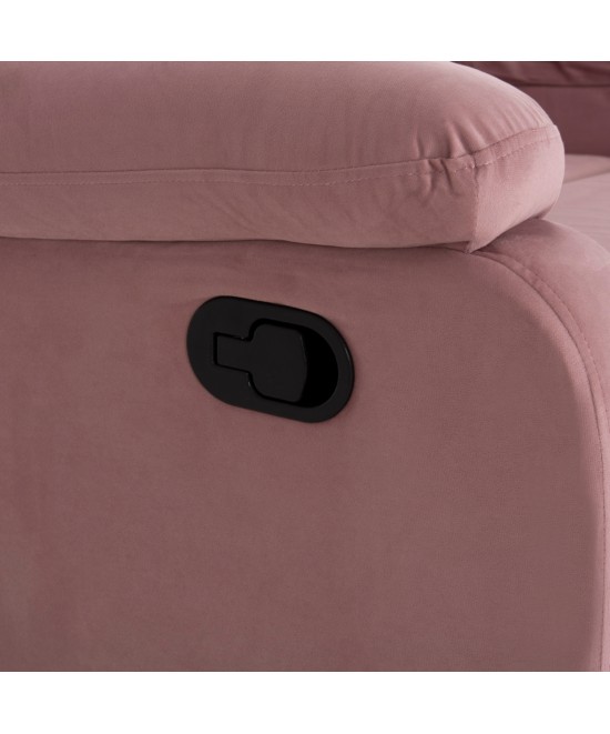 ΠΟΛΥΘΡΟΝΑ RELAX DIONI HM3296.02 ΡΟΖ ΒΕΛΟΥΔΟ 85x90x100Υεκ.