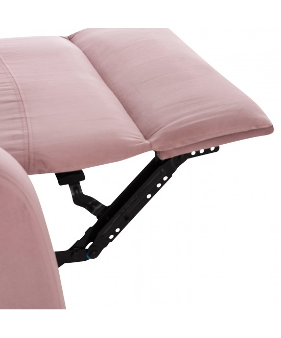 ΠΟΛΥΘΡΟΝΑ RELAX DIONI HM3296.02 ΡΟΖ ΒΕΛΟΥΔΟ 85x90x100Υεκ.