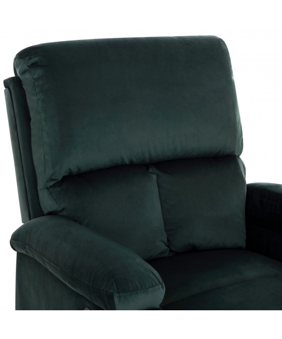 ΠΟΛΥΘΡΟΝΑ RELAX DIONI HM3296.05 ΠΡΑΣΙΝΟ ΒΕΛΟΥΔΟ 85x90x100Υεκ.