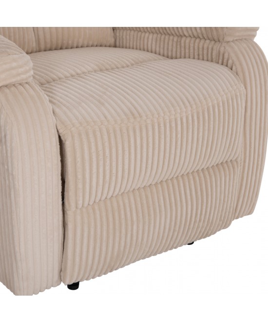 ΠΟΛΥΘΡΟΝΑ RELAX DIONI HM3296.12 ΜΠΕΖ ΡΙΓΕ ΥΦΑΣΜΑ 85x90x100Υεκ. ΠΟΛΥΘΡΟΝΑ RELAX DIONI HM3296.12 ΜΠΕΖ ΡΙΓΕ ΥΦΑΣΜΑ 85x90x100Υεκ.