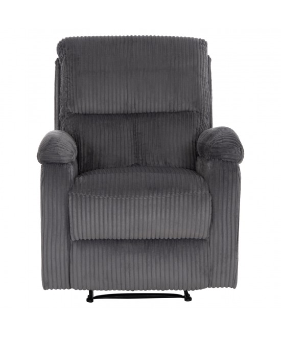 ΠΟΛΥΘΡΟΝΑ RELAX DIONI HM3296.11 ΓΚΡΙ ΡΙΓΕ ΥΦΑΣΜΑ 85x90x100Υεκ.