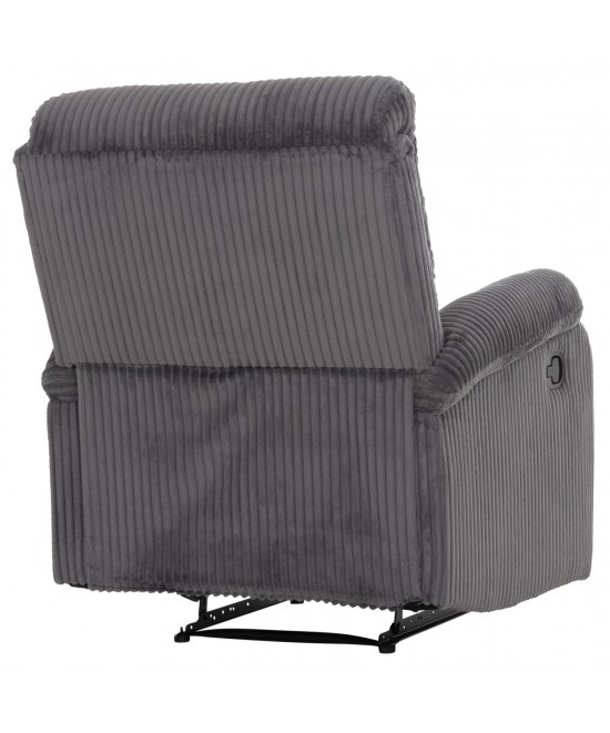 ΠΟΛΥΘΡΟΝΑ RELAX DIONI HM3296.11 ΓΚΡΙ ΡΙΓΕ ΥΦΑΣΜΑ 85x90x100Υεκ.