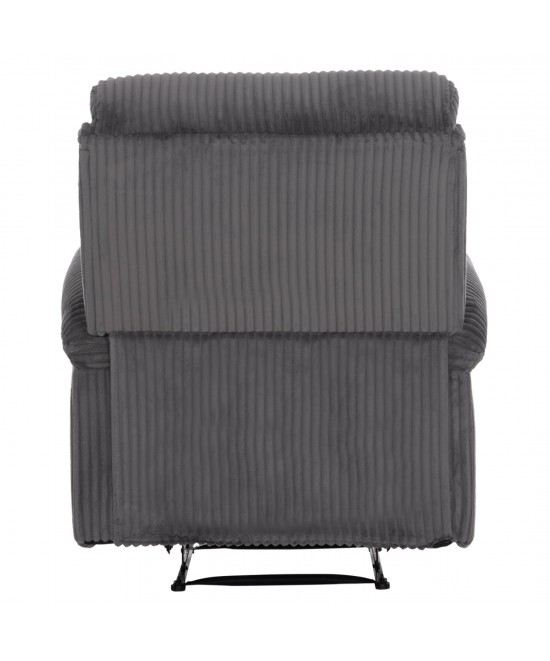 ΠΟΛΥΘΡΟΝΑ RELAX DIONI HM3296.11 ΓΚΡΙ ΡΙΓΕ ΥΦΑΣΜΑ 85x90x100Υεκ.