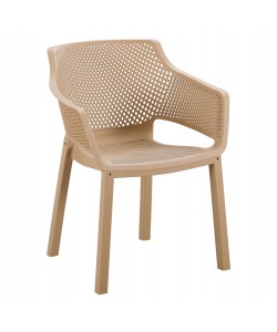 ΠΟΛΥΘΡΟΝΑ ΠΟΛΥΠΡΟΠΥΛΕΝΙΟΥ PEGGY HM6368.03 CAPPUCCINO 60x55x79Υεκ