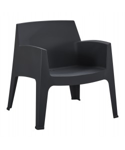 ΠΟΛΥΘΡΟΝΑ ΠΟΛΥΠΡΟΠΥΛΕΝΙΟΥ LOUNGE SLEEK HM6365.02 ΜΑΥΡΟ 62x68x73Υεκ.