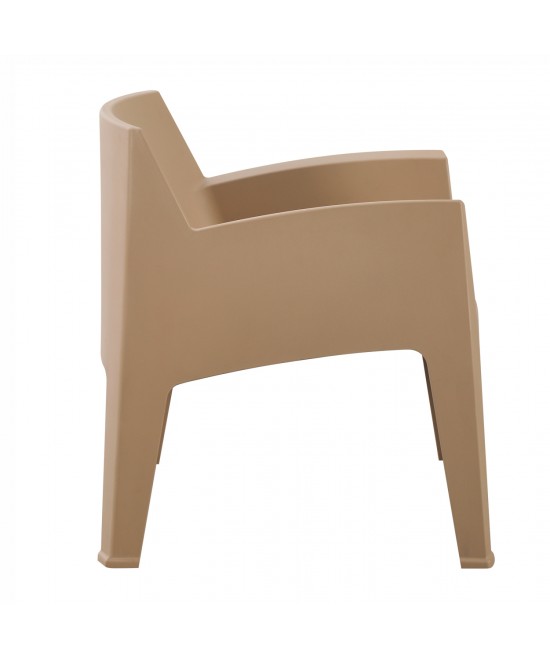 ΠΟΛΥΘΡΟΝΑ ΠΟΛΥΠΡΟΠΥΛΕΝΙΟΥ LOUNGE SLEEK HM6365.03 CAPPUCCINO 62x68x73Υεκ.