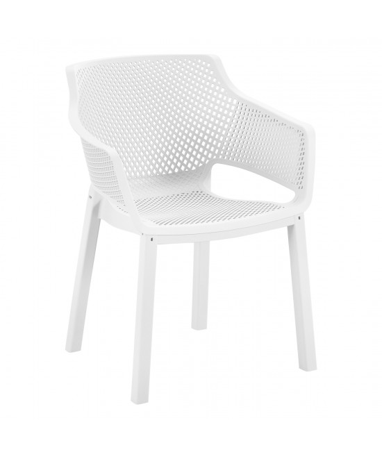 ΠΟΛΥΘΡΟΝΑ ΠΟΛΥΠΡΟΠΥΛΕΝΙΟΥ PEGGY HM6368.01 ΛΕΥΚΟ 60x55x79Υεκ