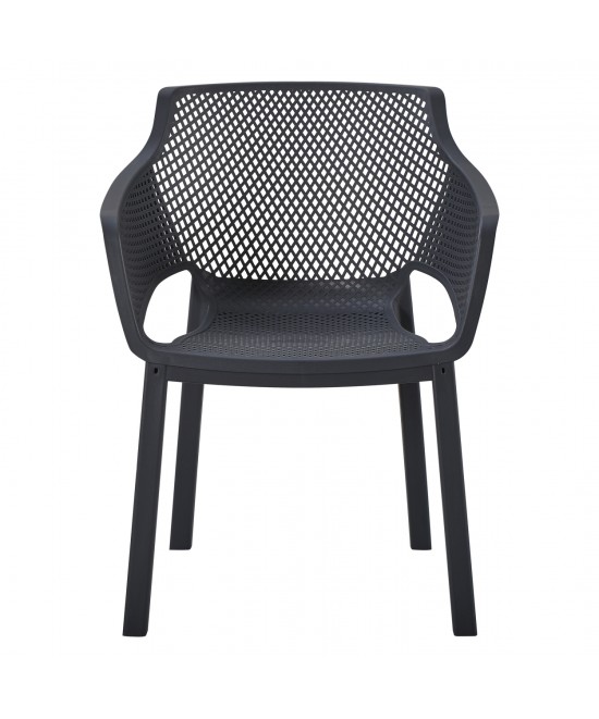 ΠΟΛΥΘΡΟΝΑ ΠΟΛΥΠΡΟΠΥΛΕΝΙΟΥ PEGGY HM6368.02 ΜΑΥΡΟ 60x55x79Υεκ