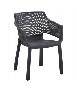 ΠΟΛΥΘΡΟΝΑ ΠΟΛΥΠΡΟΠΥΛΕΝΙΟΥ PEGGY HM6368.02 ΜΑΥΡΟ 60x55x79Υεκ