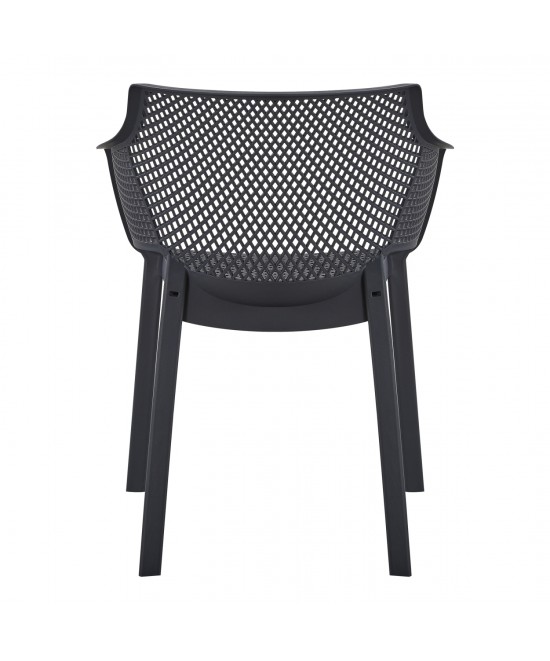 ΠΟΛΥΘΡΟΝΑ ΠΟΛΥΠΡΟΠΥΛΕΝΙΟΥ PEGGY HM6368.02 ΜΑΥΡΟ 60x55x79Υεκ